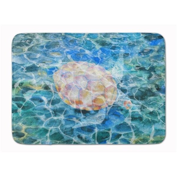 Carolines Treasures Carolines Treasures BB5363RUG Sea Turtle Under Water Machine Washable Memory Foam Mat BB5363RUG - main